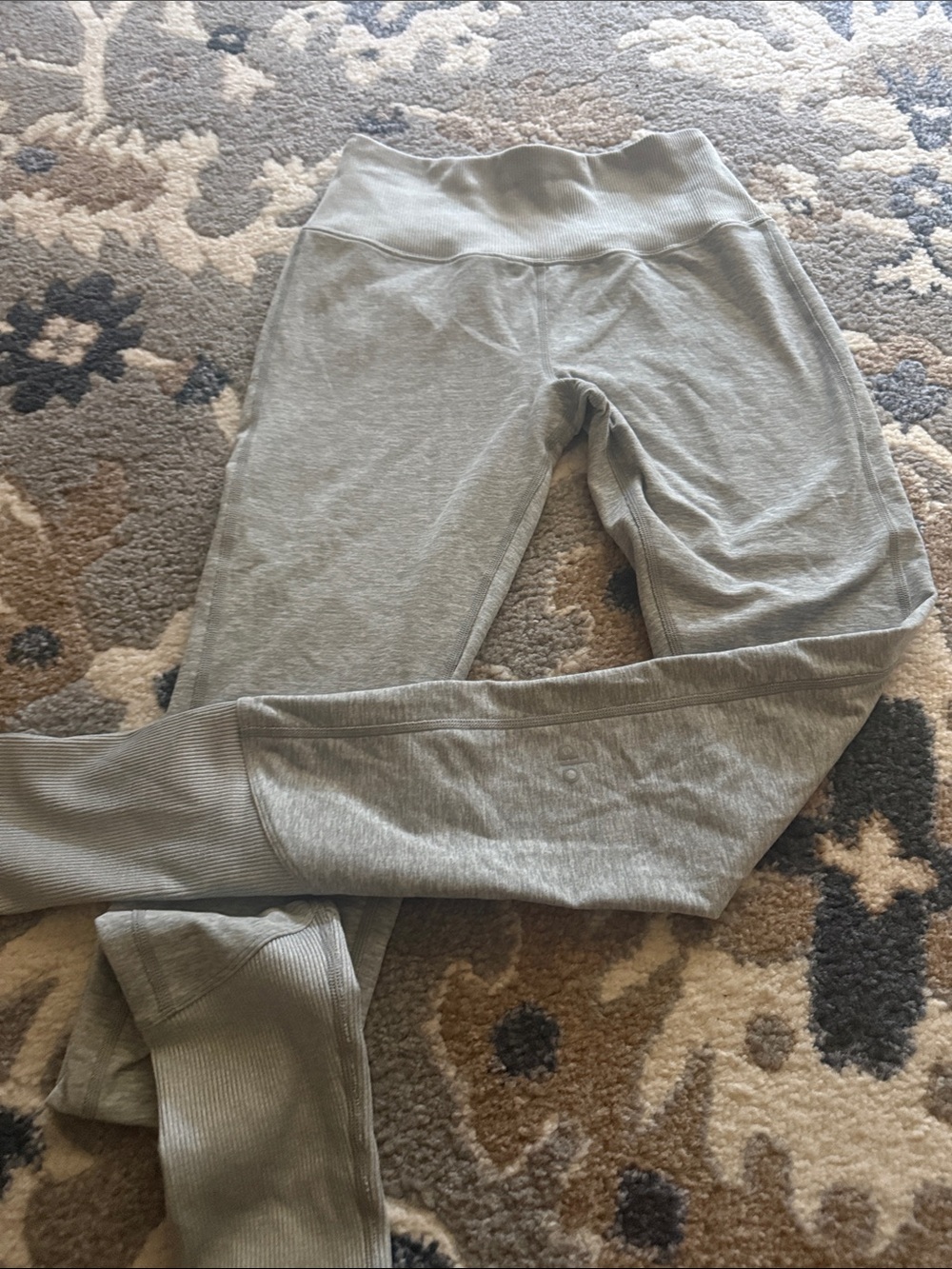 Alo buttery comfy  Gray High-Waist Active Leggings size S